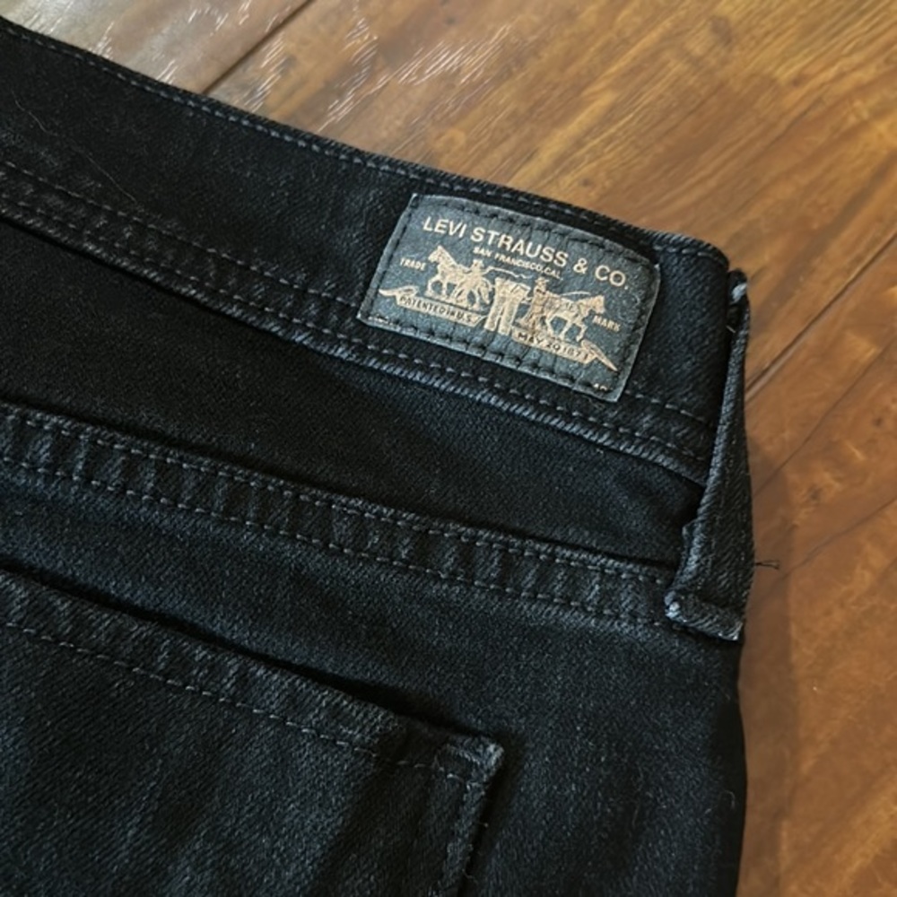 Levi Levi’s 505 Straight‎ Leg black Jeans 8M